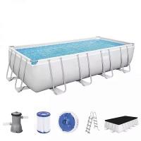 Bestway 56670 BW Каркасный бассейн Power Steel 488х244х122см, 11532л, фил.-насос 3028л/ч, лестница, тент, попл.-доз. Bestway 56670 BW Каркасный бассейн Power Steel 488х244х122см, 11532л, фил.-насос 3028л/ч, лестница, тент, попл.-доз.