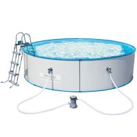 Bestway 56377 BW Стальной бассейн Hydrium Splasher Pool Set 360х90см, 8648л, фил.-насос 2006л/ч, лестница Bestway 56377 BW Стальной бассейн Hydrium Splasher Pool Set 360х90см, 8648л, фил.-насос 2006л/ч, лестница