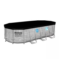 Bestway 56716 BW Каркасный бассейн Power Steel 549х274х122см, "Камень" 13430л, фил.-нас 5678л/ч, лестн, тент, попл-доз Bestway 56716 BW Каркасный бассейн Power Steel 549х274х122см, "Камень" 13430л, фил.-нас 5678л/ч, лестн, тент, попл-доз