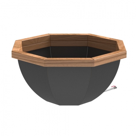 Банный чан 8 граней с обшивкой (Чёрный) Банный чан 8 граней с обшивкой (Чёрный)