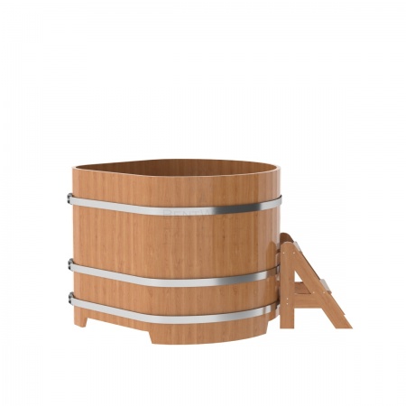 Купель угловая из кедра 1,19х1,19