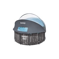 Bestway 5619K BW Каркасный бассейн Steel Pro Max 366х122см, 10250л, с навесом, фил.-насос 2006л/ч, лестница, тент Bestway 5619K BW Каркасный бассейн Steel Pro Max 366х122см, 10250л, с навесом, фил.-насос 2006л/ч, лестница, тент