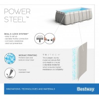 Bestway 56465 BW Каркасный бассейн Power Steel 549х274х122см, 14812л, фил.-насос 5678л/ч, лестница, тент, попл.-доз. Bestway 56465 BW Каркасный бассейн Power Steel 549х274х122см, 14812л, фил.-насос 5678л/ч, лестница, тент, попл.-доз.