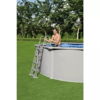 Bestway 56574 BW Стальной бассейн Hydrium 360х120см, 10990л, песч.фил.-нас. 3028л/ч, лестн., тент, подст., попл.-доз. Bestway 56574 BW Стальной бассейн Hydrium 360х120см, 10990л, песч.фил.-нас. 3028л/ч, лестн., тент, подст., попл.-доз.