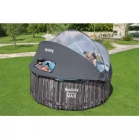 Bestway 5619K BW Каркасный бассейн Steel Pro Max 366х122см, 10250л, с навесом, фил.-насос 2006л/ч, лестница, тент Bestway 5619K BW Каркасный бассейн Steel Pro Max 366х122см, 10250л, с навесом, фил.-насос 2006л/ч, лестница, тент