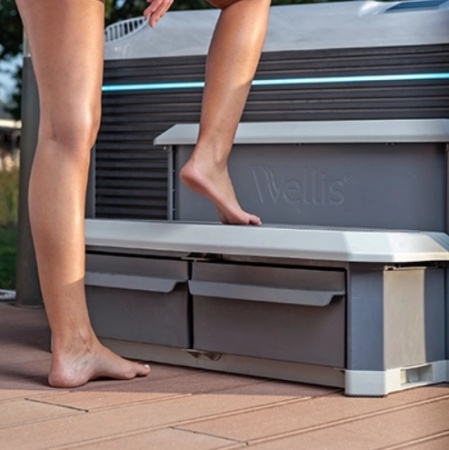 Гидромассажный спа-бассейн Wellis Lugano Life Deluxe Гидромассажный спа-бассейн Wellis Lugano Life Deluxe