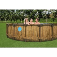 Bestway 56977 BW Каркасный бассейн Power Steel 549x122см "Ротанг" 23062л, фил.-нас. 5678л/ч, лестн., тент, попл.-доз. Bestway 56977 BW Каркасный бассейн Power Steel 549x122см "Ротанг" 23062л, фил.-нас. 5678л/ч, лестн., тент, попл.-доз.