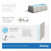 Bestway 56670 BW Каркасный бассейн Power Steel 488х244х122см, 11532л, фил.-насос 3028л/ч, лестница, тент, попл.-доз. Bestway 56670 BW Каркасный бассейн Power Steel 488х244х122см, 11532л, фил.-насос 3028л/ч, лестница, тент, попл.-доз.
