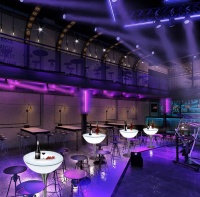 Комплект светящейся мебели Стол+2 стула V1