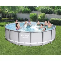 Bestway 56451 BW Каркасный бассейн 488х122см, 19480л, фил.-насос 5678 л/ч, тент, лестница Bestway 56451 BW Каркасный бассейн 488х122см, 19480л, фил.-насос 5678 л/ч, тент, лестница